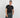Camiseta henley de manga larga - Negro