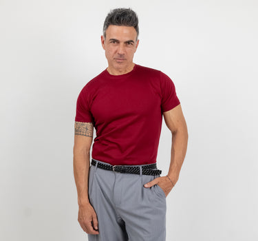 Camiseta henley de manga larga - Negro