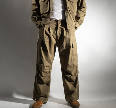 Coordinato con pantalone drap - Verde Militare