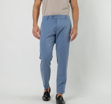 Pantalone classico con molla sul retro - Polvere