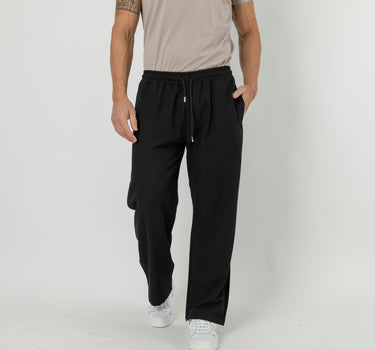 Pantalaccio con fondo a palazzo - Nero