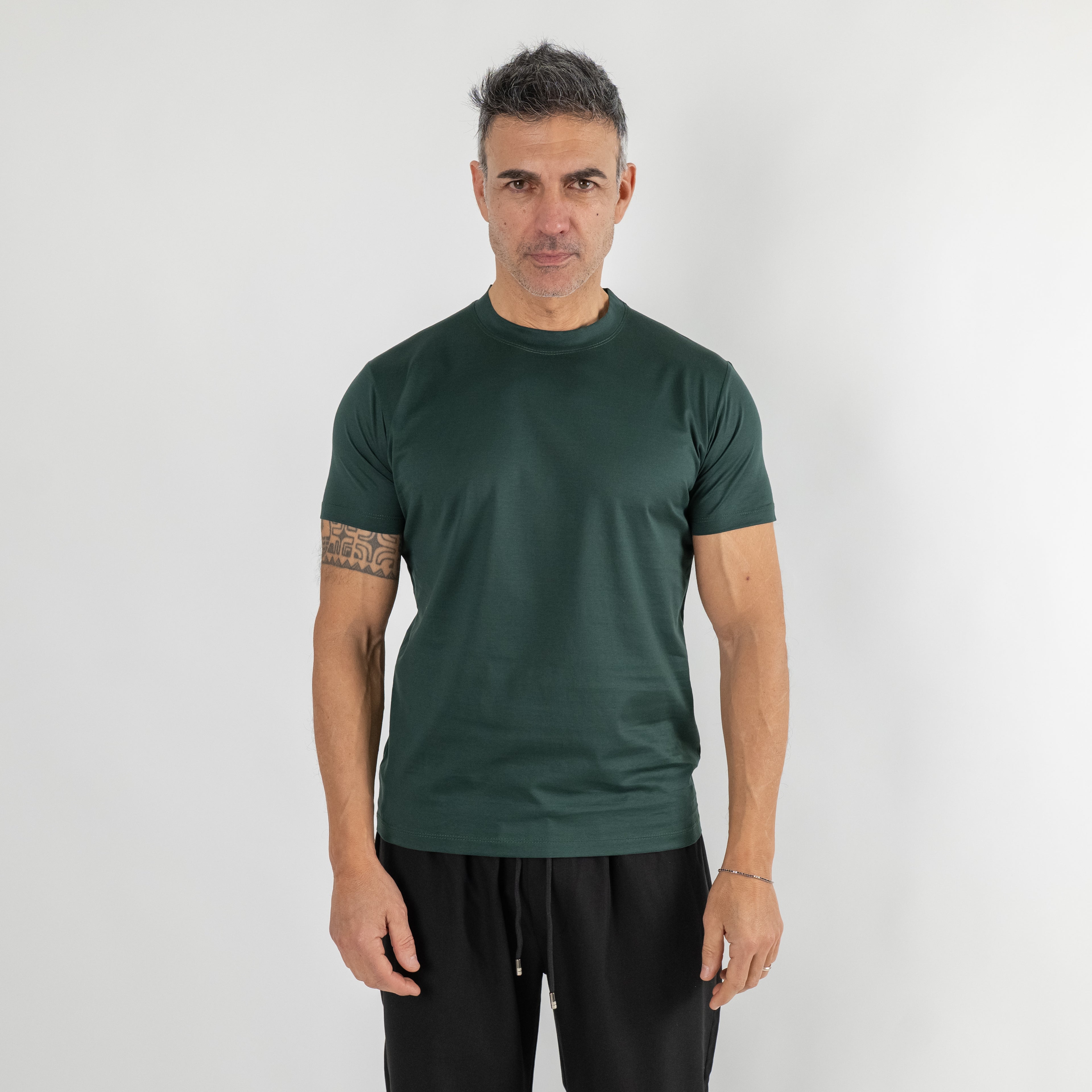 T-shirt in Filo di Scozia - Bosco