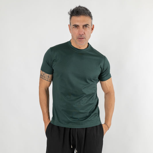 T-shirt in Filo di Scozia - Bosco