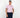 T-shirt effetto seta - Rosa