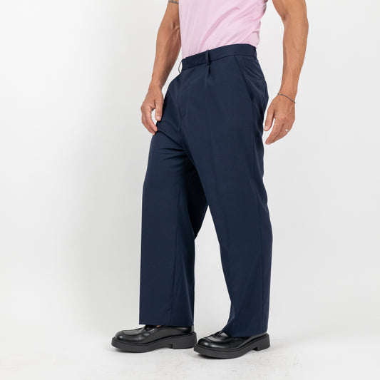 Pantalone sartoriale taglio morbido - Blu Notte