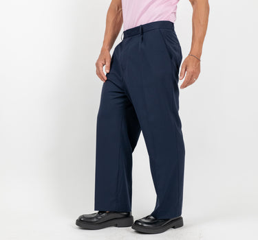 🔵Pantalone sartoriale taglio morbido - Blu Notte