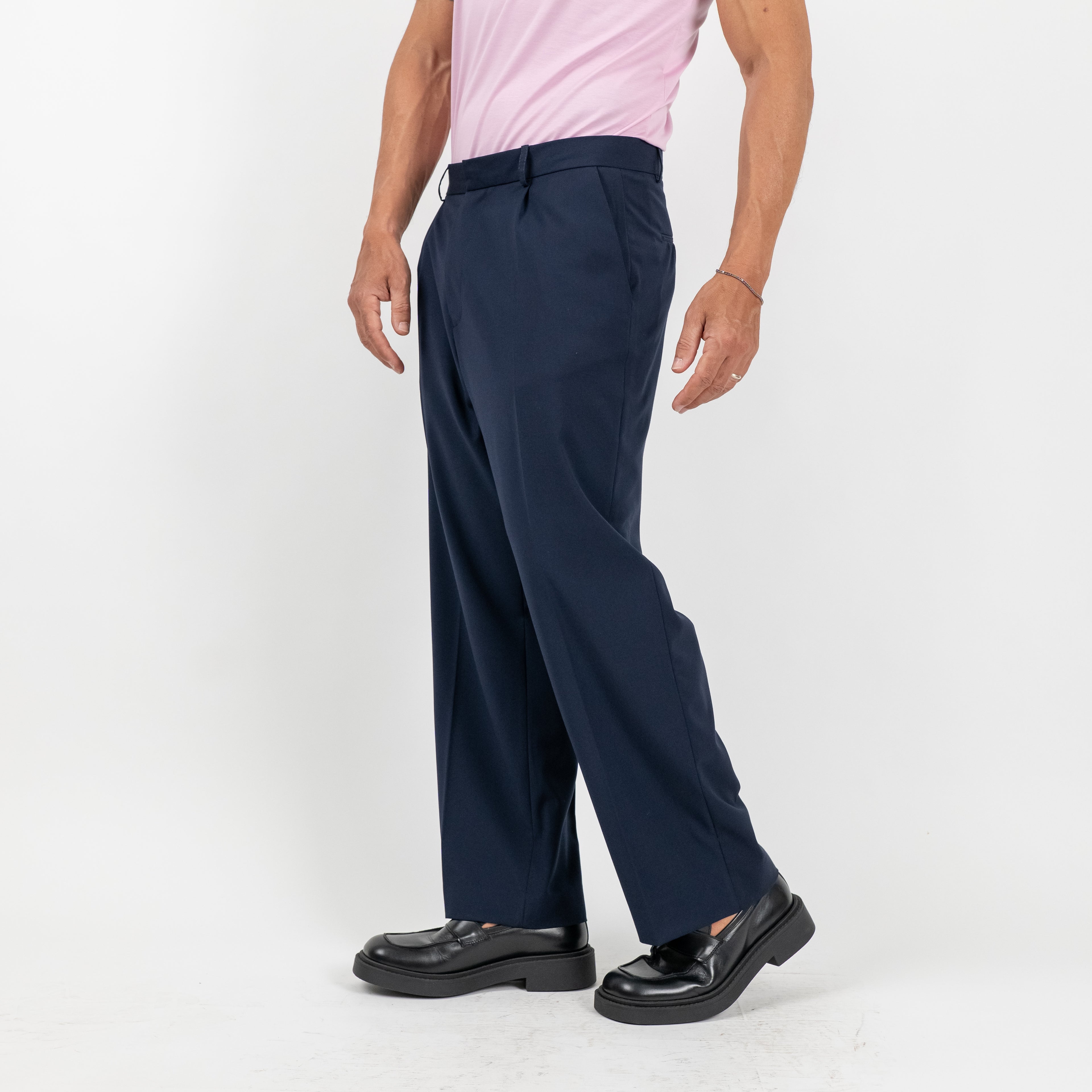 Pantalone sartoriale taglio morbido - Blu Notte