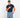 T-shirt effetto seta - Blu Notte