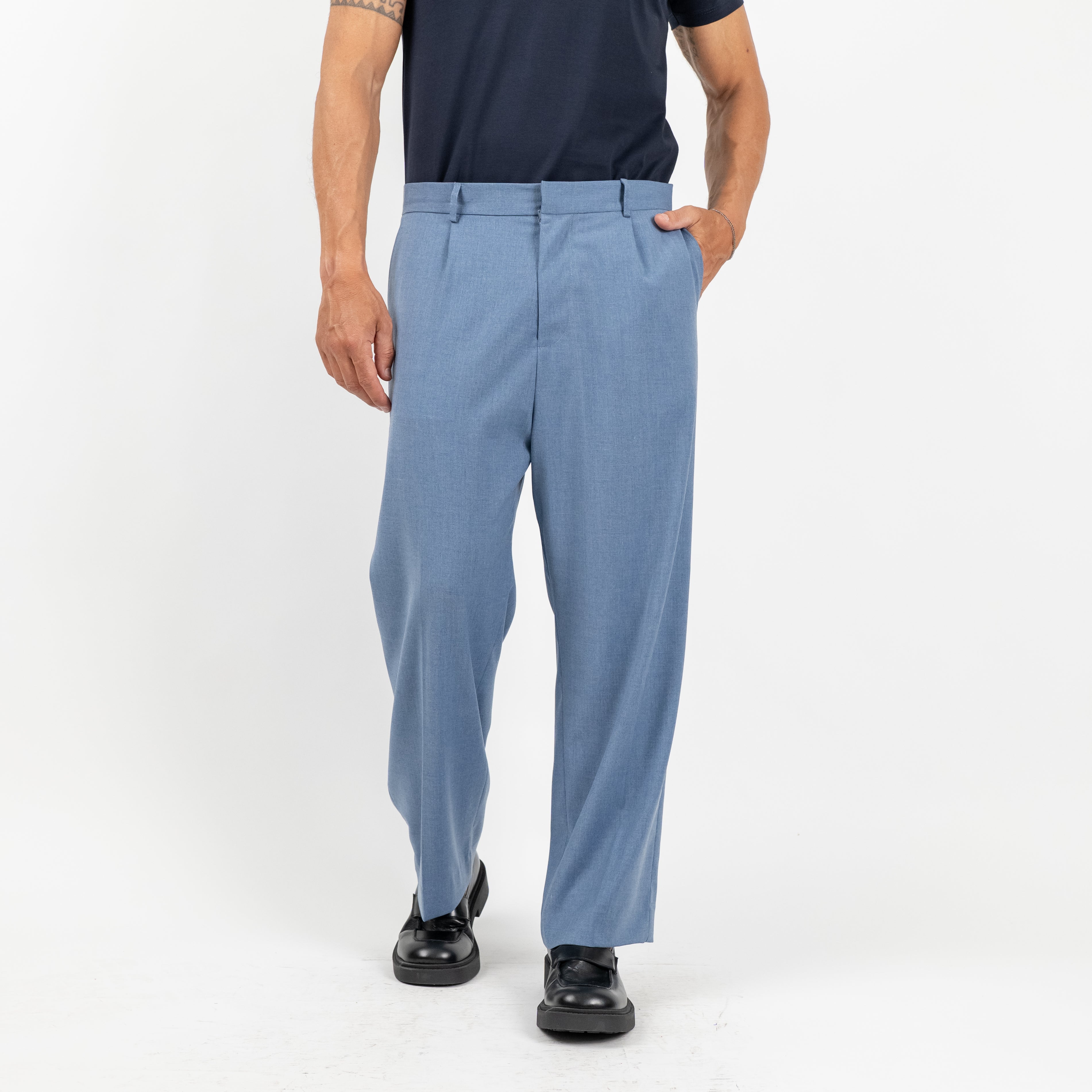 Pantalone sartoriale taglio morbido - Polvere