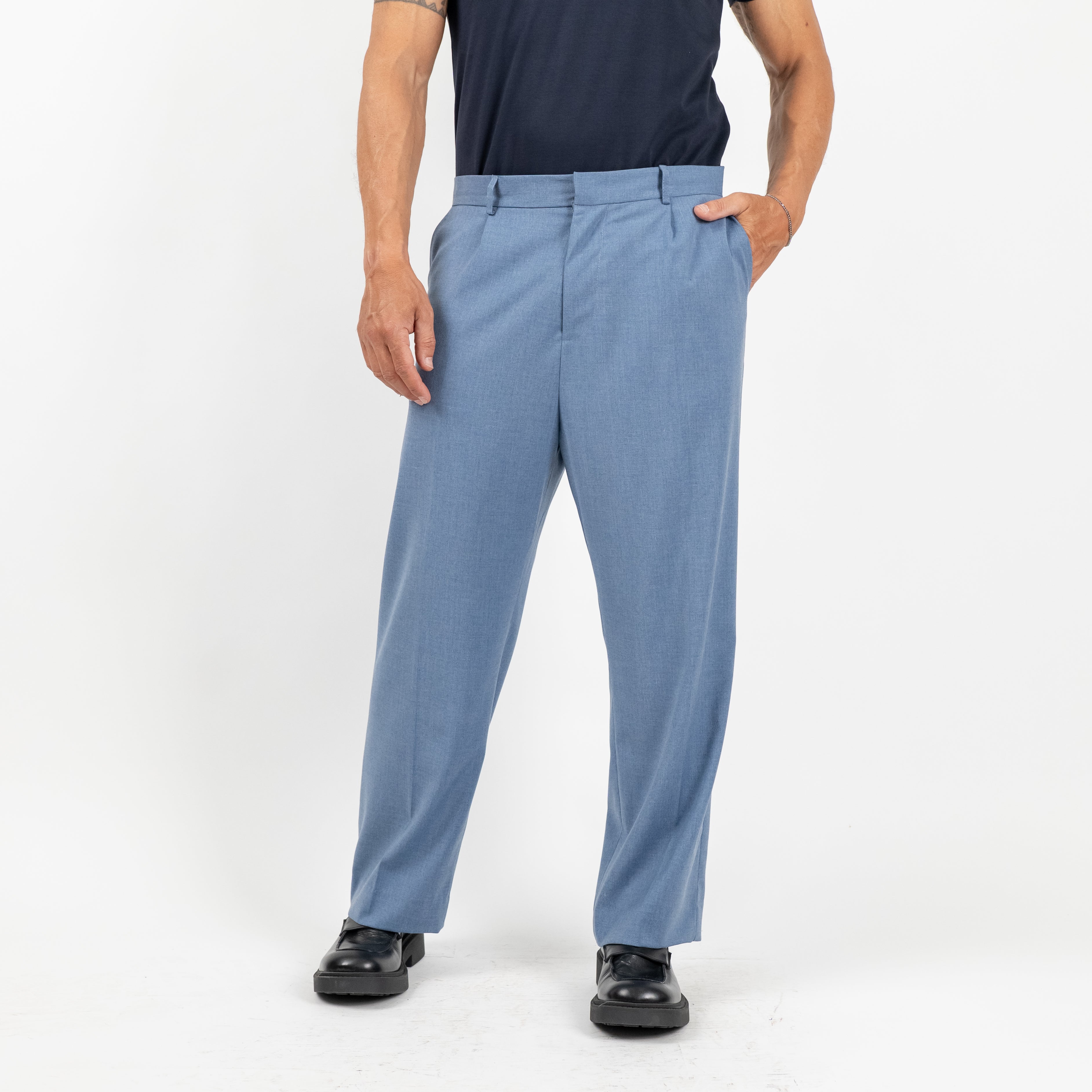 Pantalone sartoriale taglio morbido - Polvere