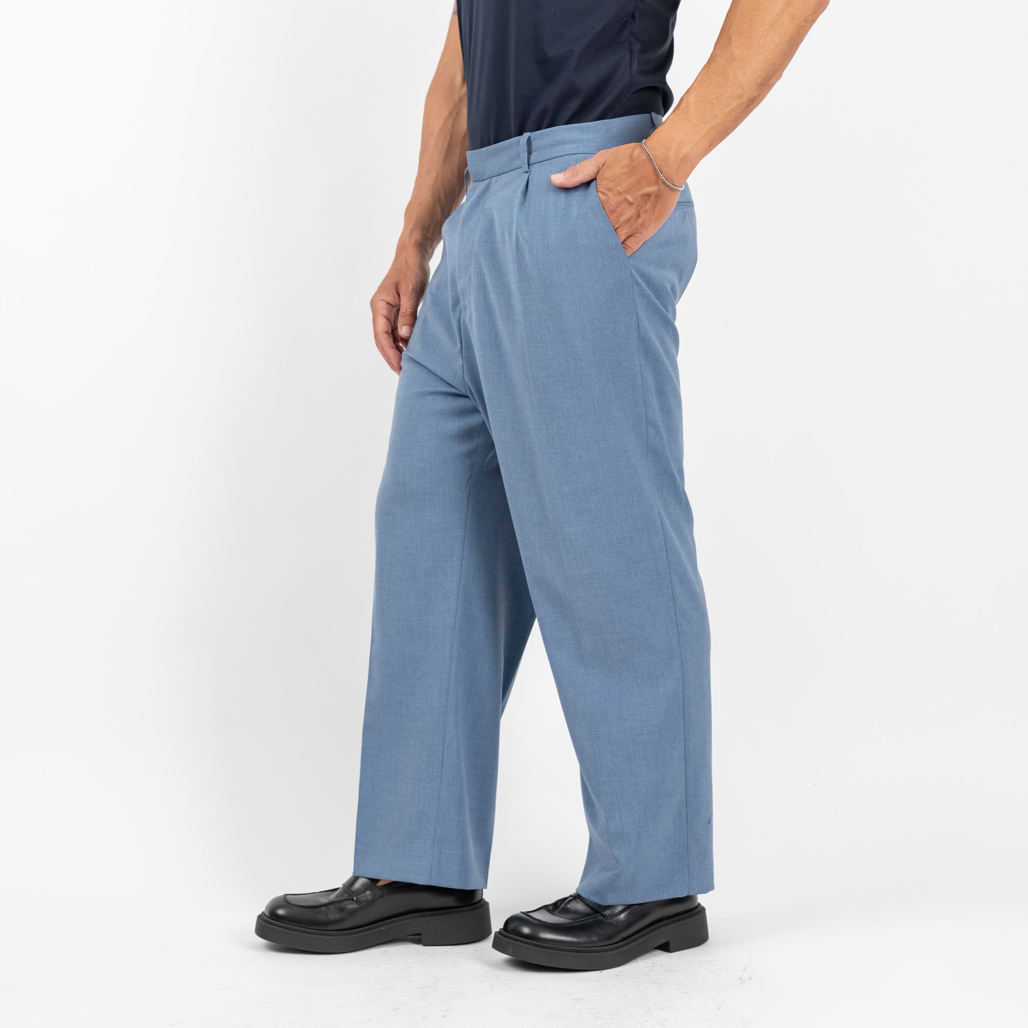 Pantalone sartoriale taglio morbido - Polvere