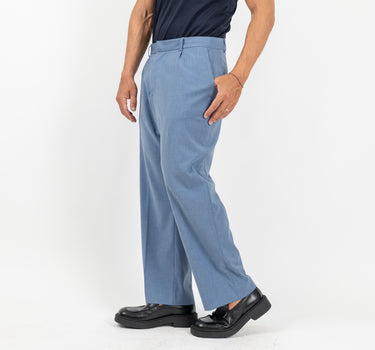 🔵Pantalone sartoriale taglio morbido - Polvere