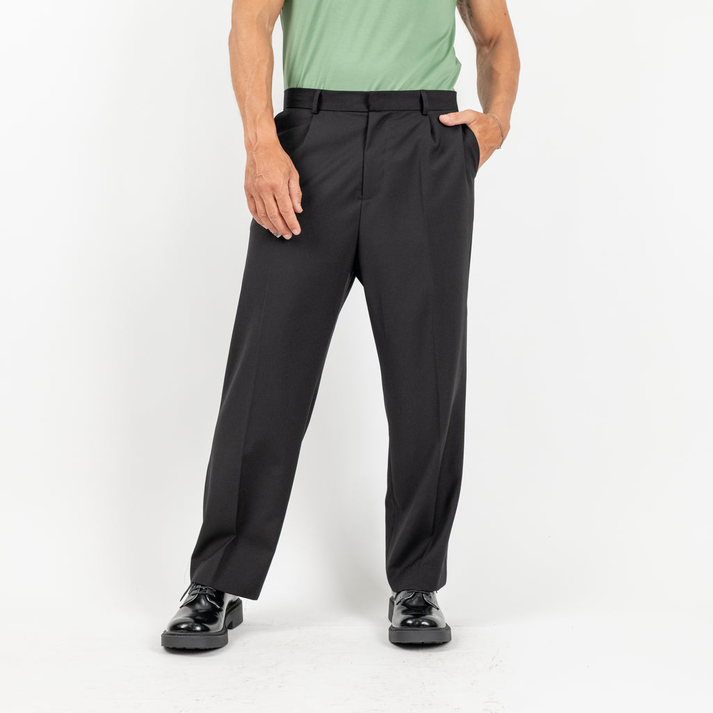 Pantalone sartoriale taglio morbido - Nero