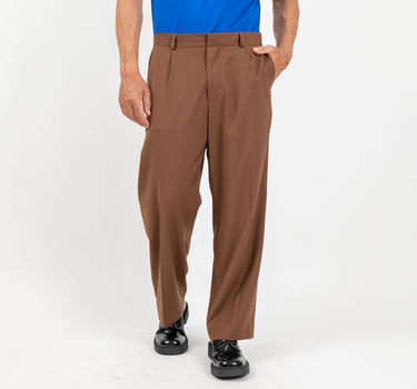🔵Pantalone sartoriale taglio morbido - Moro