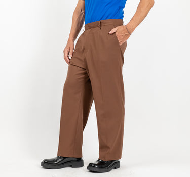 🔵Pantalone sartoriale taglio morbido - Moro