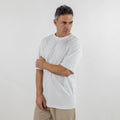 T-shirt over in cotone - Bianco