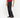 Pantalone fondo largo in misto lino - Nero