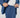 Abito monopetto melange - Blu Navy