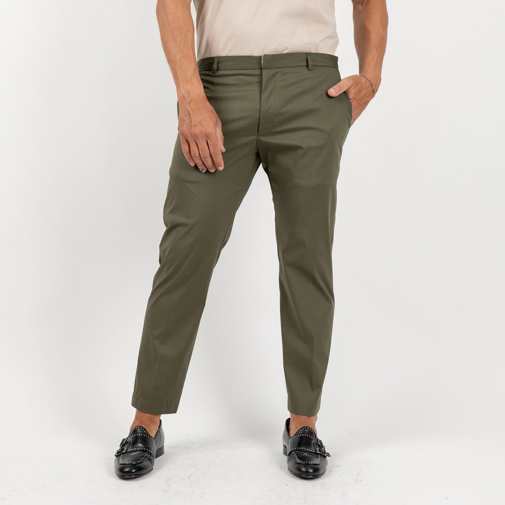 Pantalones ligeros de sastre - Verde