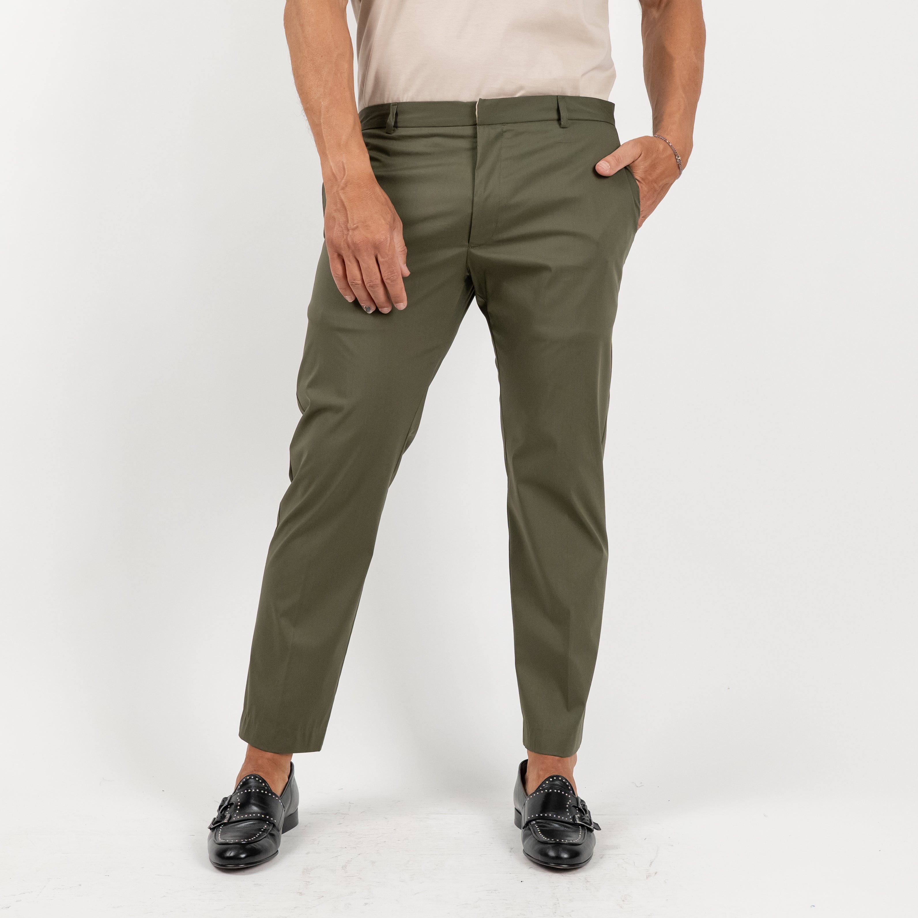 Pantalone sartoriale leggero - Verde