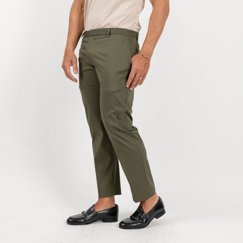 Pantalones ligeros de sastre - Verde