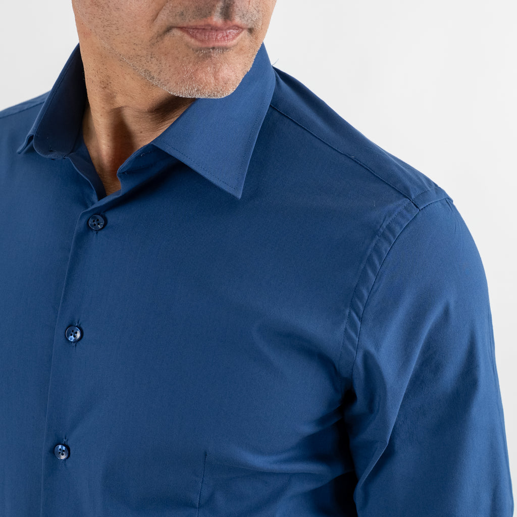 Camicia sartoriale slim fit - Blu Navy
