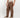 Pantalone palazzo con cinturino in 100% Lino - Marrone