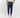 Pantalone slim fit con vita elasticizzata - Blu