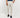 Pantalone slim fit con vita elasticizzata - Avorio