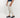 Pantalone slim fit con vita elasticizzata - Avorio