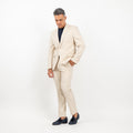 Abito monopetto melange - Beige