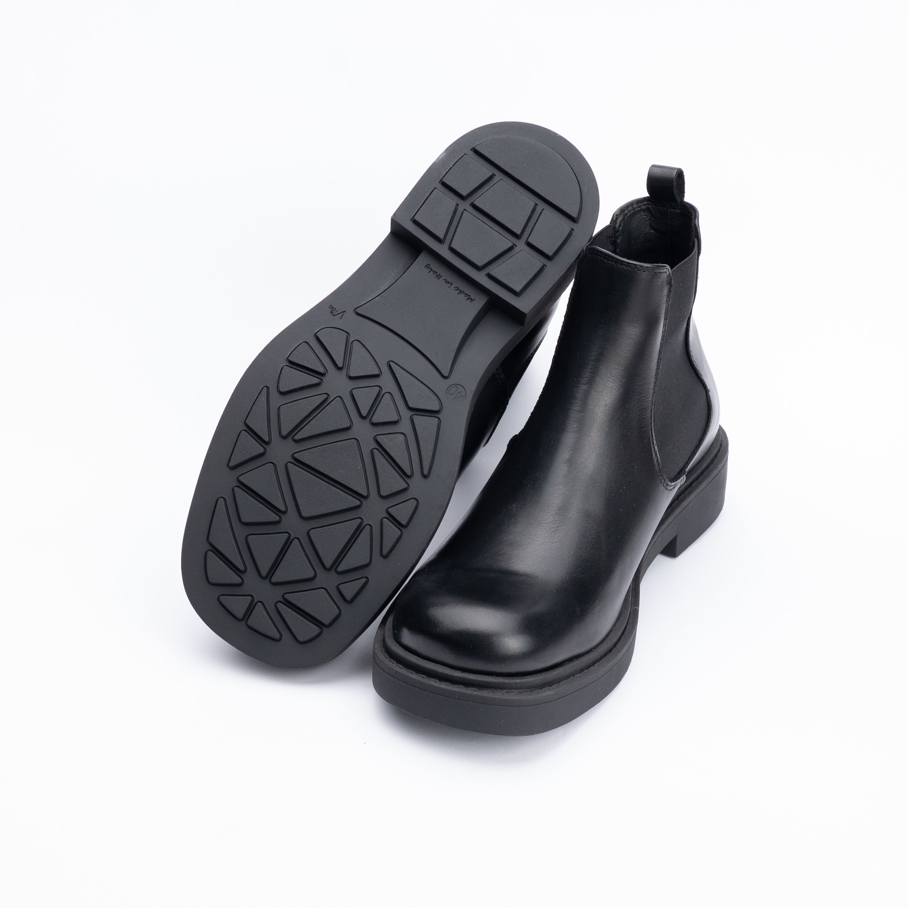 Double Buckle Suede Moccasin - Black