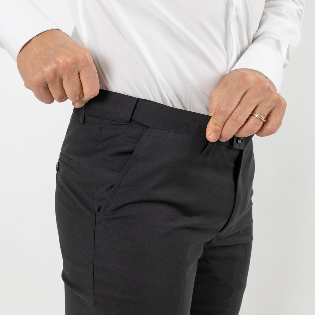 Traje cruzado melange - Azul real