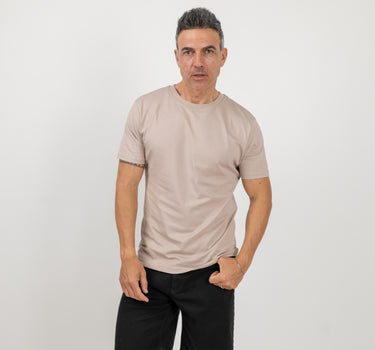 T-shirt regular in cotone 16/1 - Fango