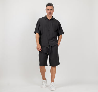 Coordinato plissettato - Nero