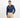 Camicia satin effetto raso con bottoni gioiello - Blu