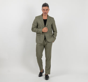 Traje cruzado slim fit - Salmón