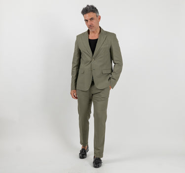 Traje cruzado slim fit - Salmón