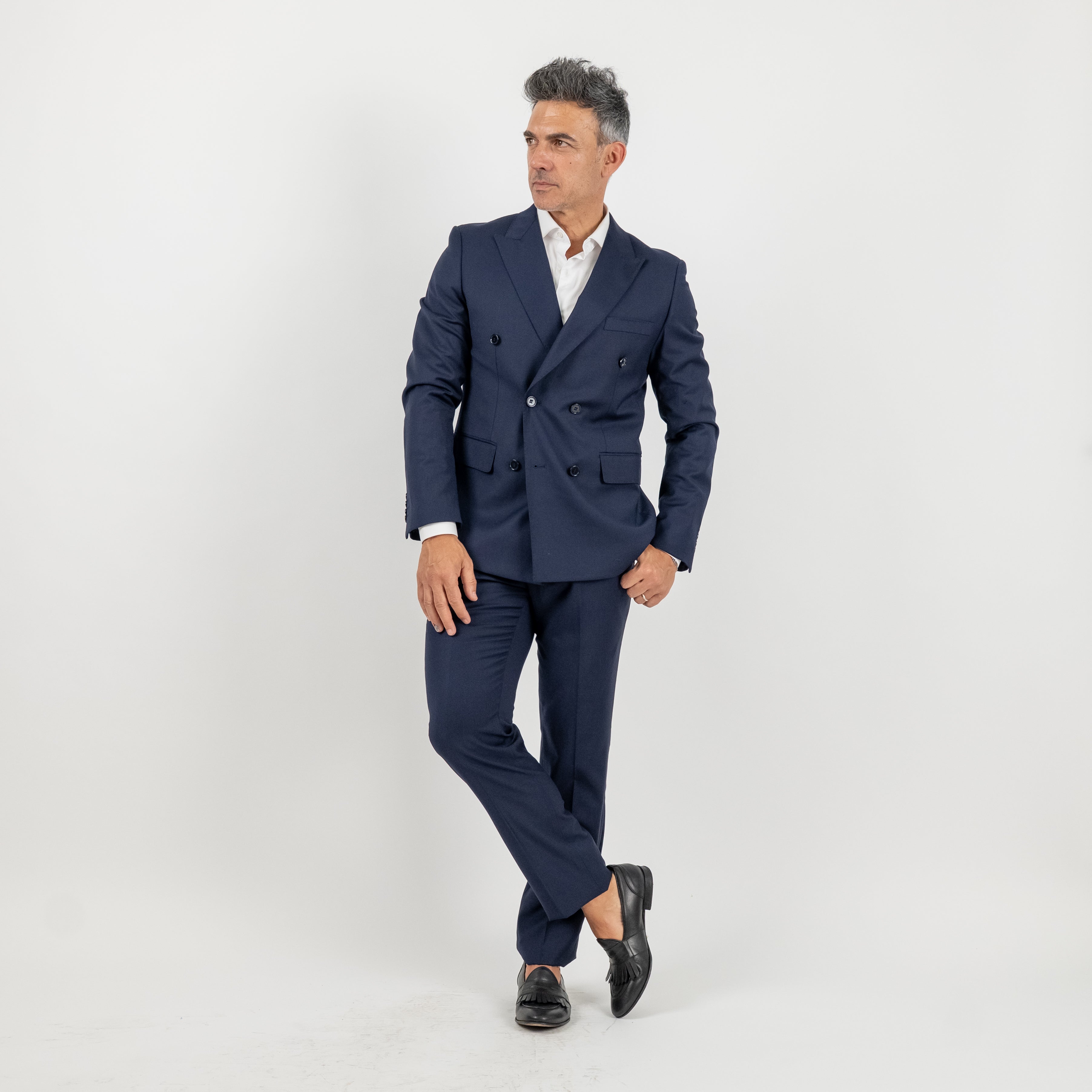 Abito doppiopetto classico - Blu Notte