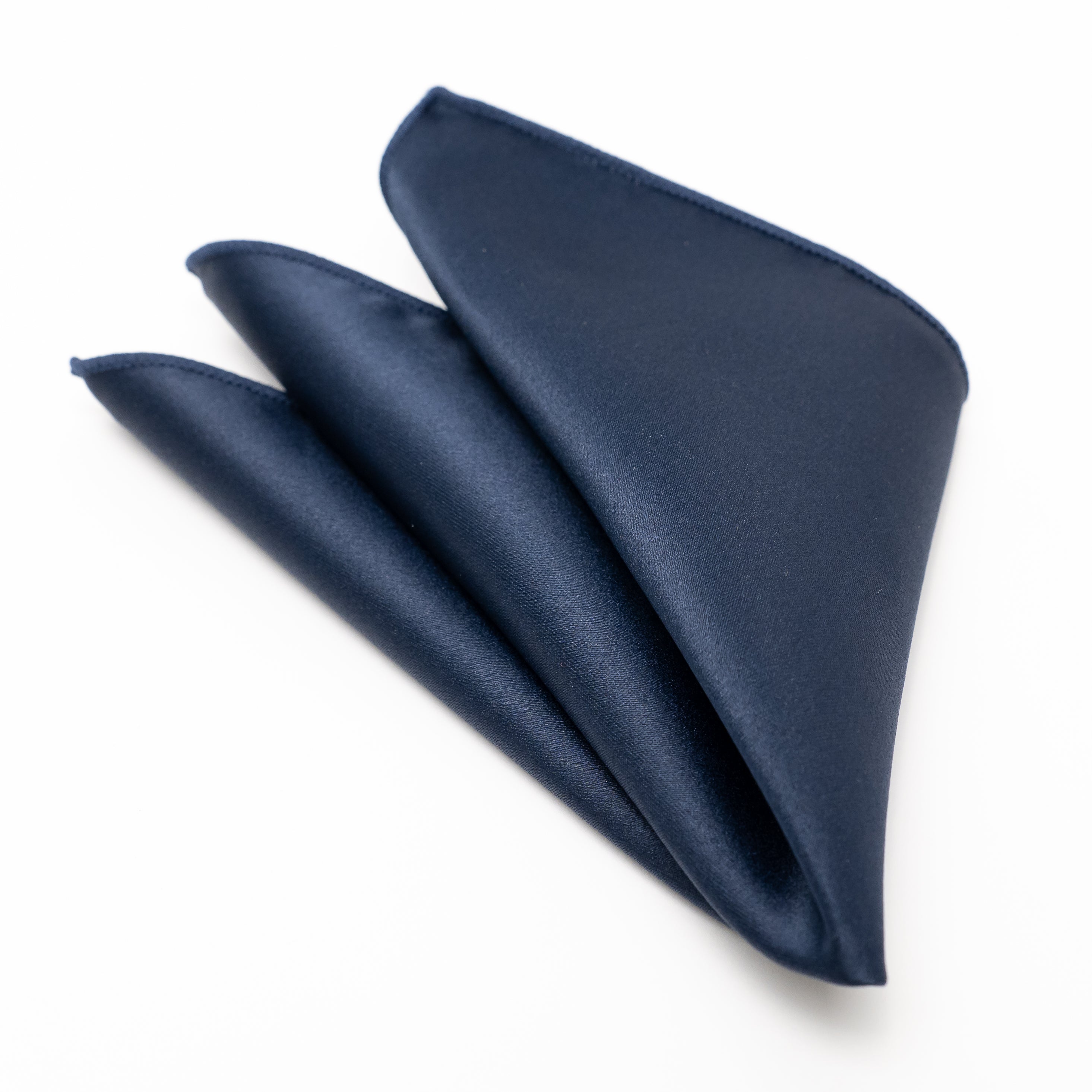 Pañuelo de bolsillo liso - Azul Medianoche 