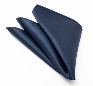 Pañuelo de bolsillo liso - Azul Medianoche 