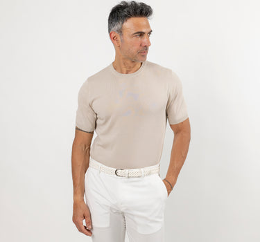 Maglia in filo leggera - Beige