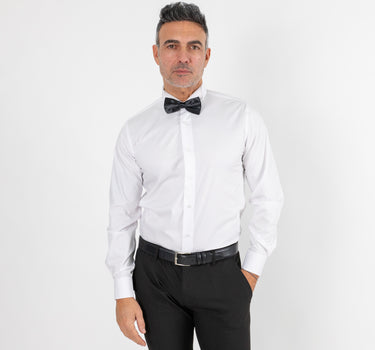 Shirt with Diplomatic Collar - White