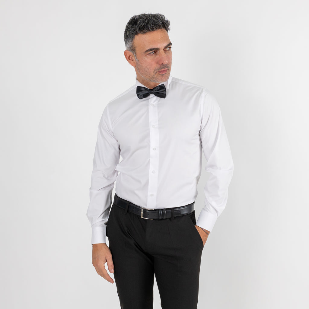 Camicia con Colletto Diplomatico - Bianco