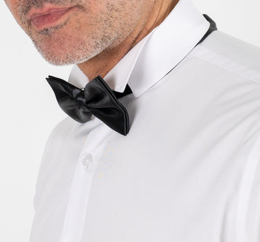 Shirt with Diplomatic Collar - White