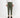 Pantalón con Cinturilla Alta y Doble Botón - Verde Militar 