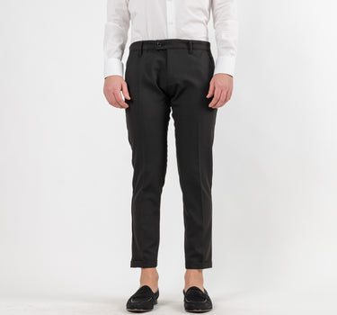 Classic Trousers with Pleats - Black 