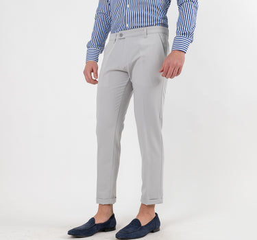 Classic Trousers with Pleats - Ice 
