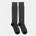 Chaussettes hautes en coton chaud - Gris