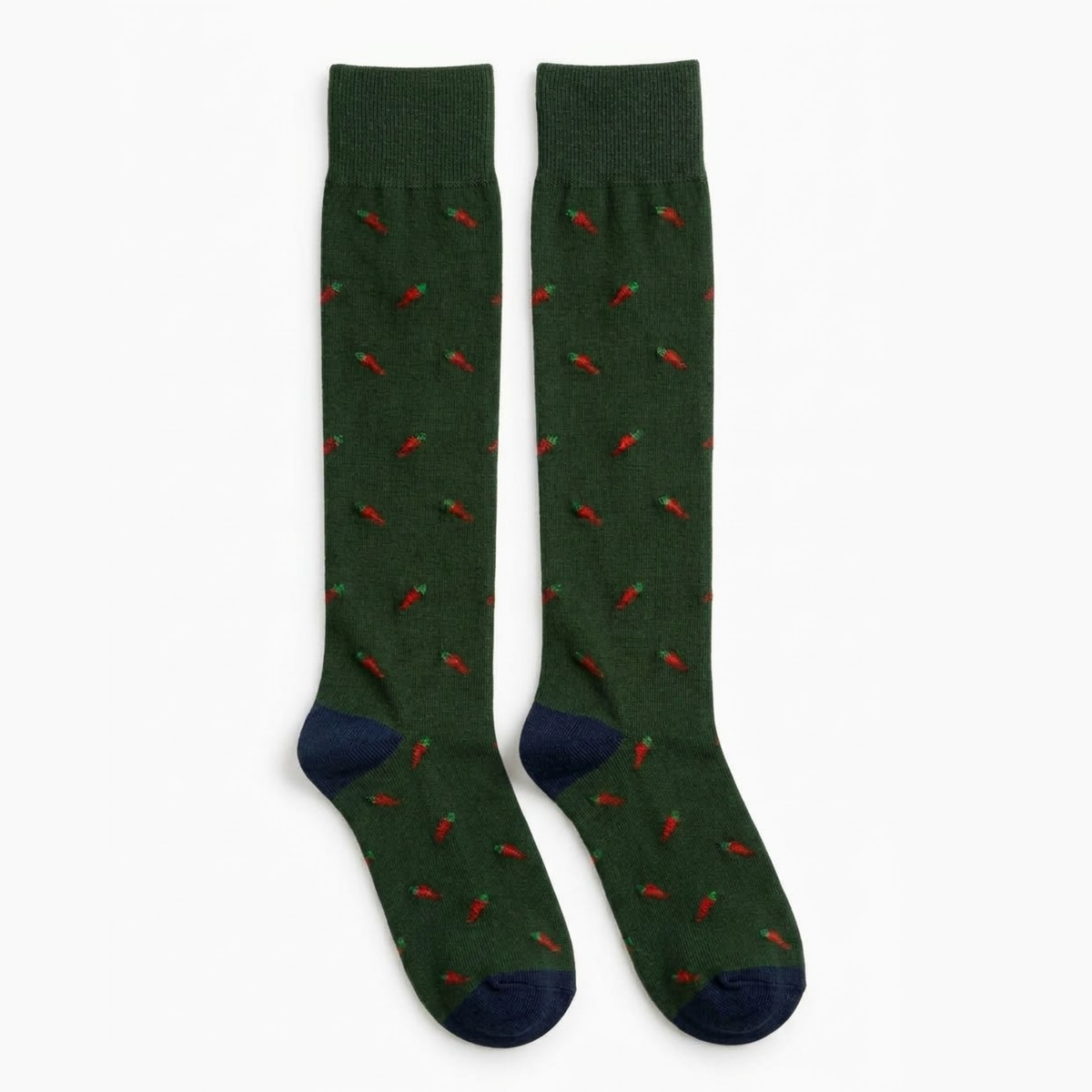 Calze lunghe caldo cotone - Verde